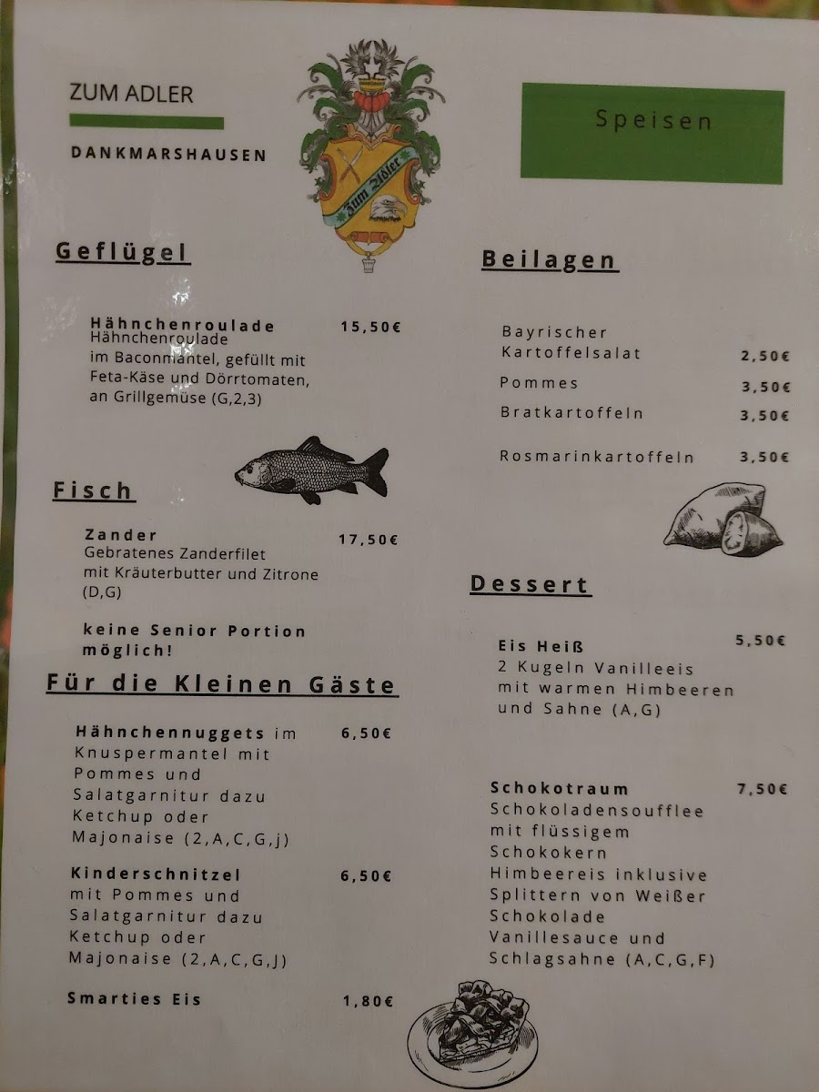 Menu Gasthaus Zum Adler-2